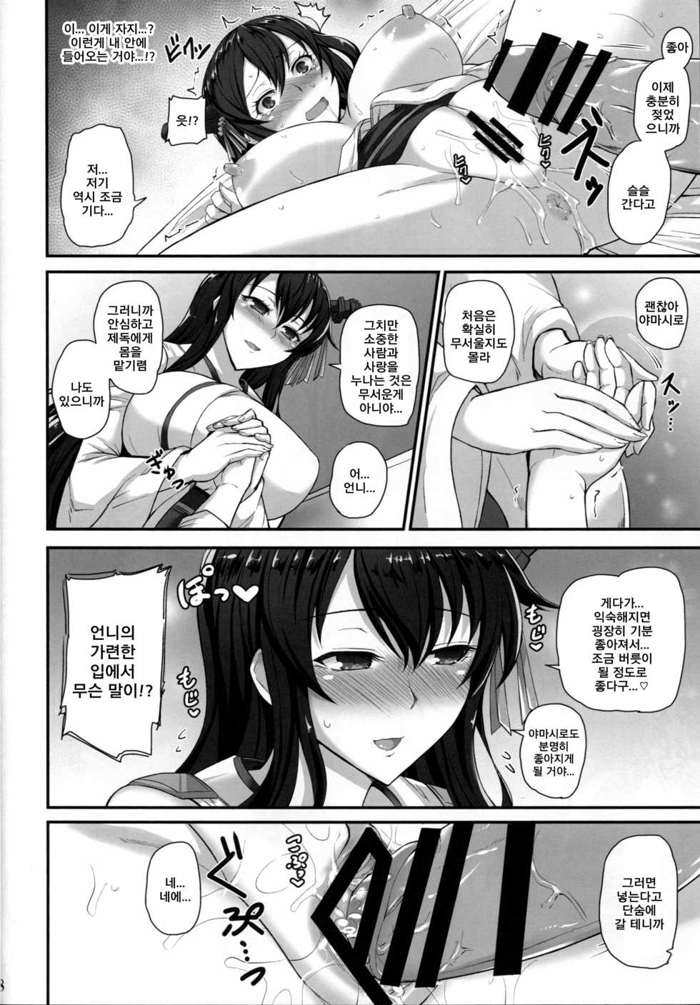 (C91) [Tamagobou (Kumakiti)] Fusou Yamashiro Oyome-san Seikatsu | 후소 야마시로의 신부생활 (Kantai Collection -KanColle-) [Korean] [그림판전사] - Page 9