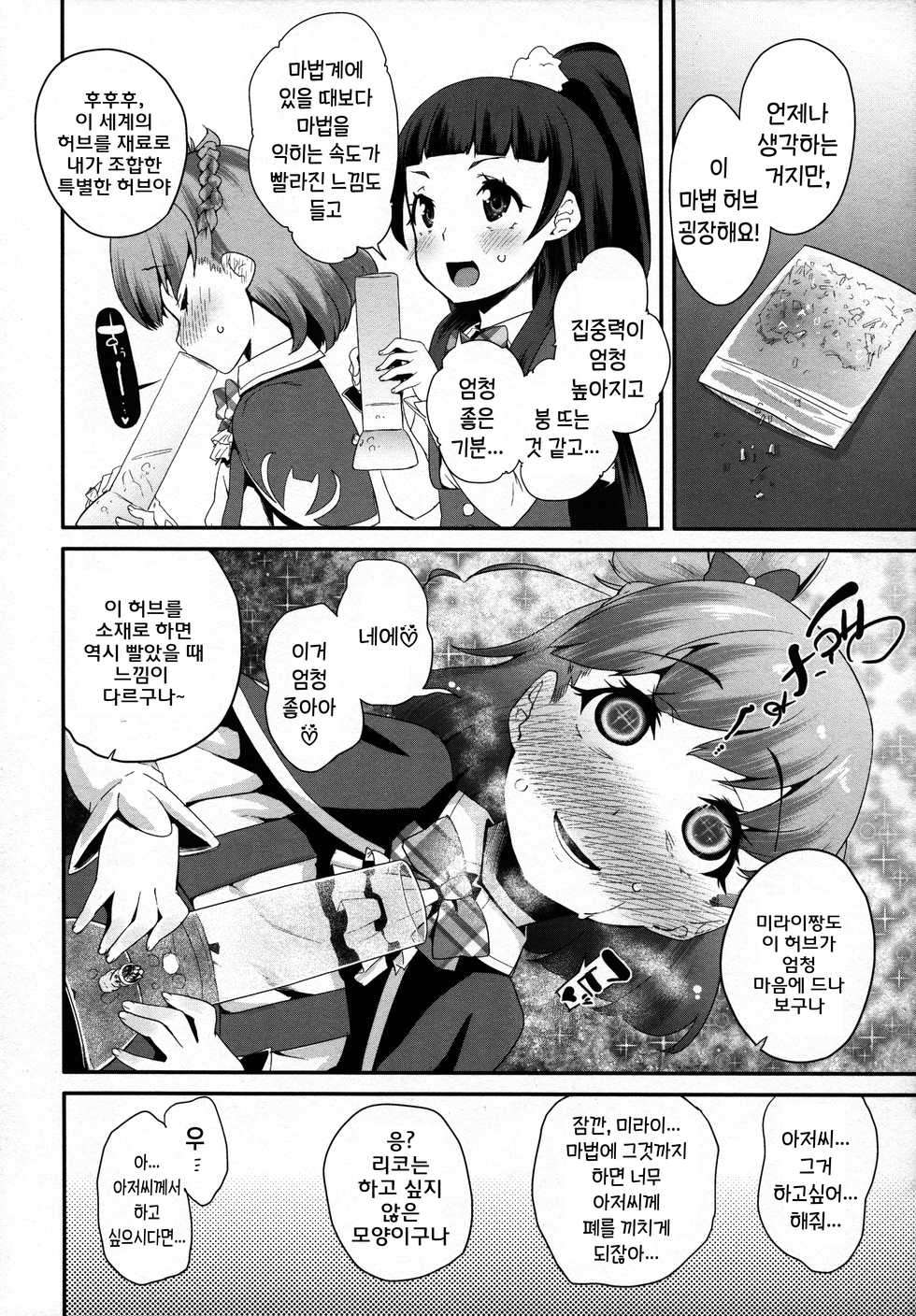 (C90) [condiment moderately (Maeshima Ryou)] Cure Up Ra Pa Pa! Noumiso Kowarechae! (Mahou Tsukai Precure!) [Korean] - Page 5