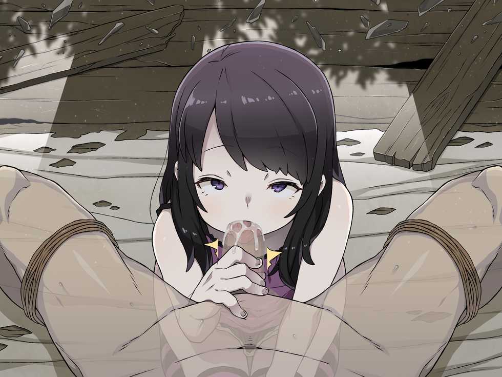 [B-bishop (pawnlank7, Collagen)] Sakusei Mugon Shoujo no Fellatio Full Course - Nikubou o Sasagete Haiboku Suru Game - Page 38
