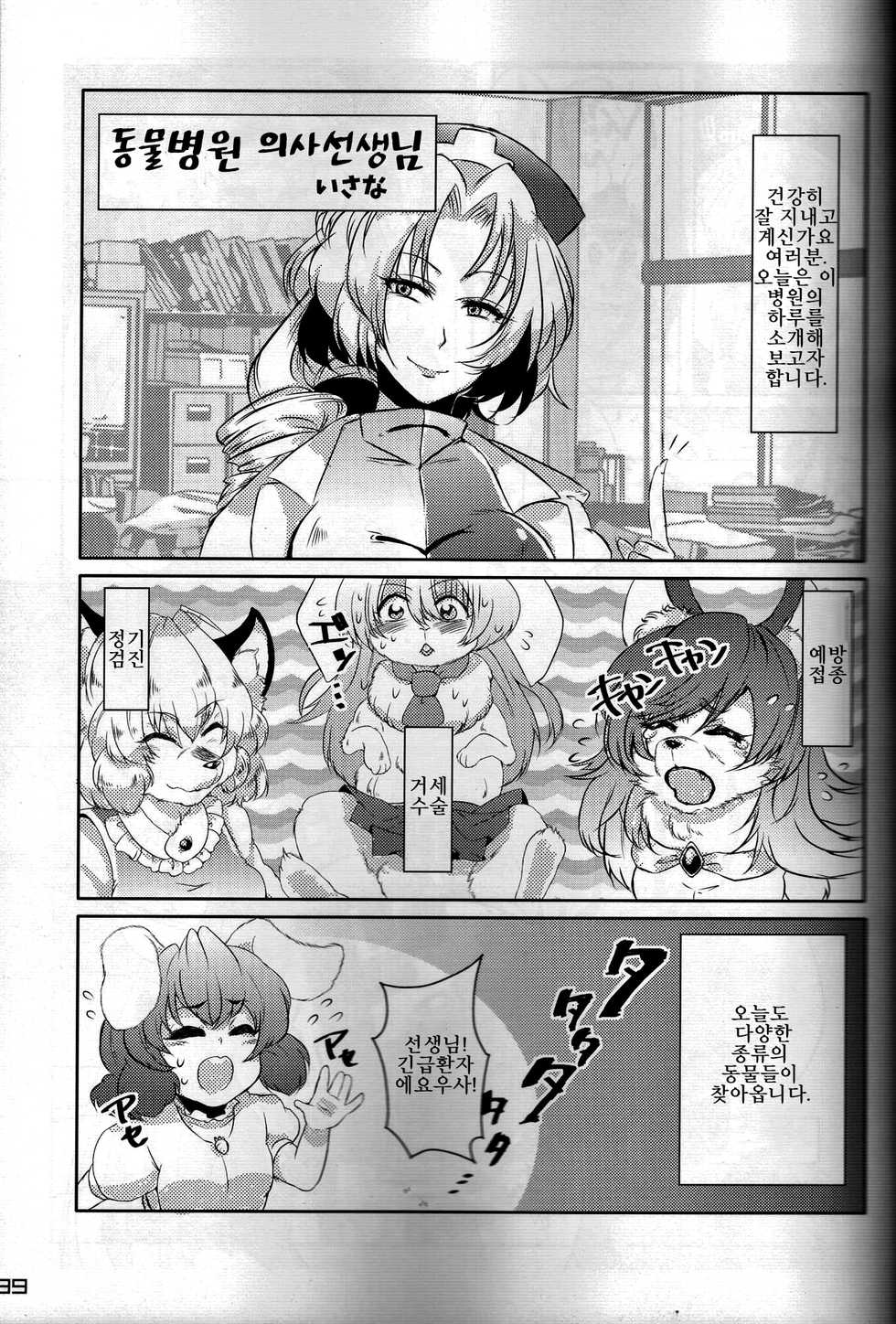 (C91) [Kitsunenomori (Various)] Touhou PLUMFUR FINAL | 잘자요 케모보테  (Touhou Project) [Korean] [LWND] - Page 38