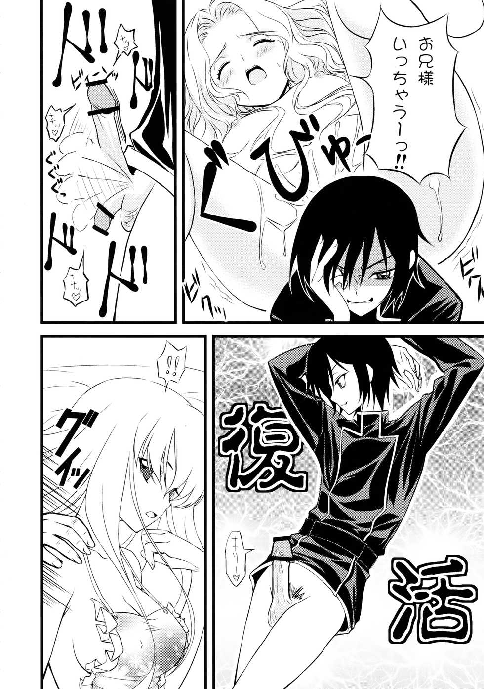 (C74) [MAKA-RAKKO (Matsushita Makako, Rakko)] C no Sekai (CODE GEASS: Lelouch of the Rebellion) - Page 11