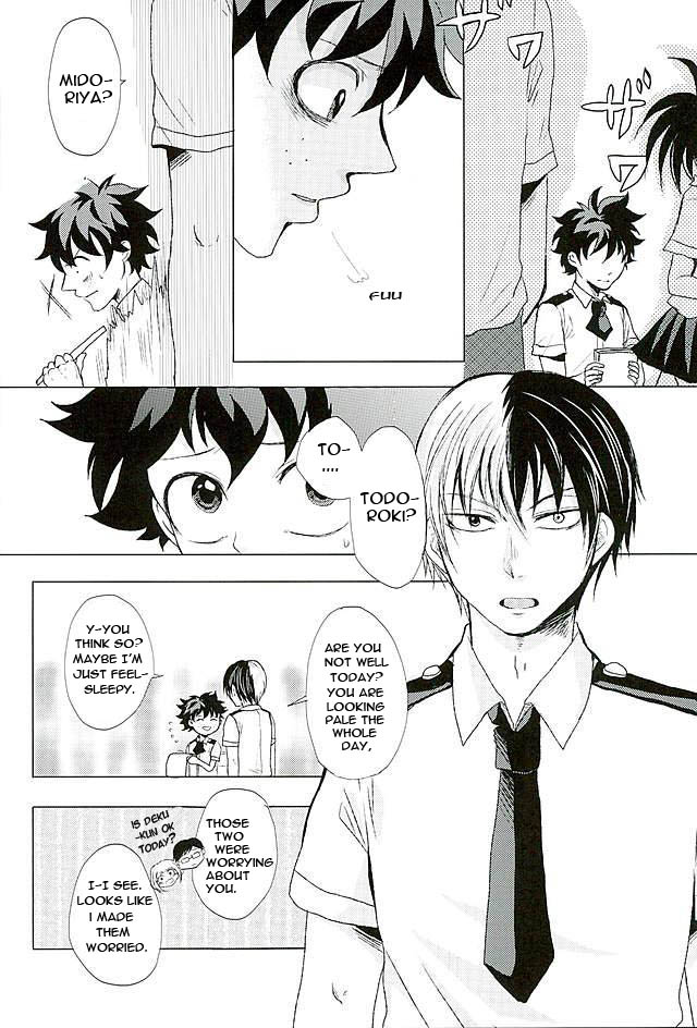 (Douyara Deban no Youda! 3) [Tamago Teikoku (Kimi)] Byousoku Blackout (Boku no Hero Academia) [English] - Page 7