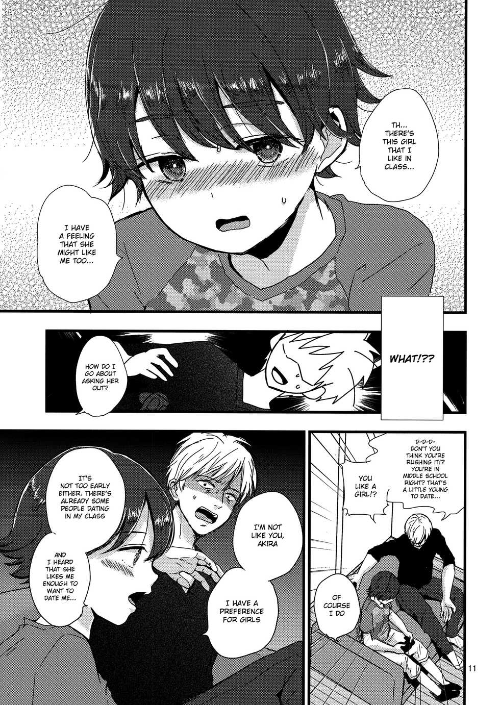 (J.GARDEN 41) [Kume (Minakami Riku)] Onii-chan no Koibito Sex Keikaku [English] {Shotachan} - Page 10