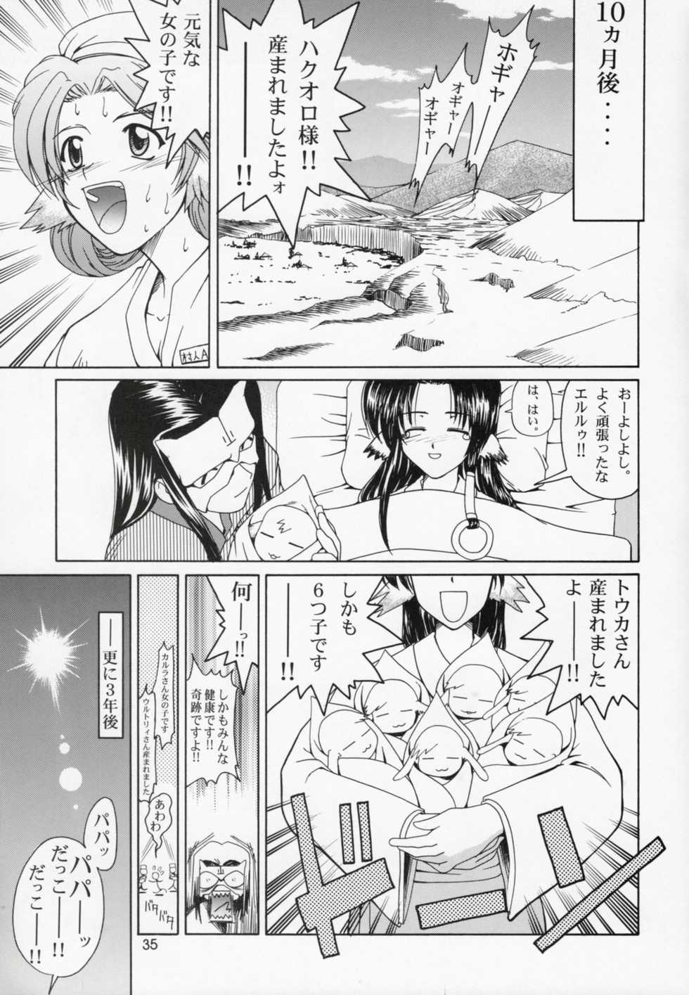 (C62) [GOLD RUSH (Suzuki Address)] Utawaretamono Gekan ~Sorezore no Mirai e~ (Utawarerumono) - Page 34