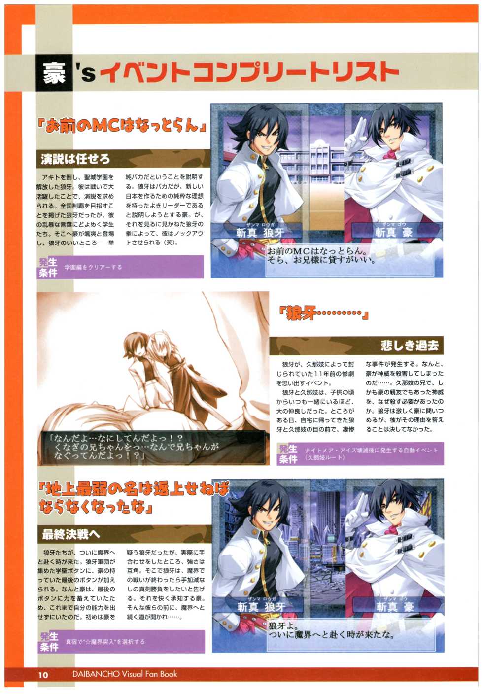 大番長 visual fan book - Page 12