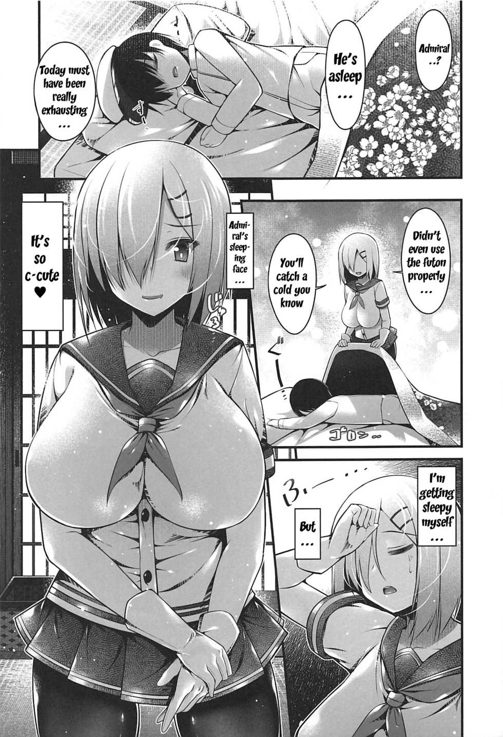 (C92) [Nyankoromochimochi (Kotoba Ai)] Hamakaze Mama no Himegoto (Kantai Collection -KanColle-) [English] [Manabe_JP] - Page 4