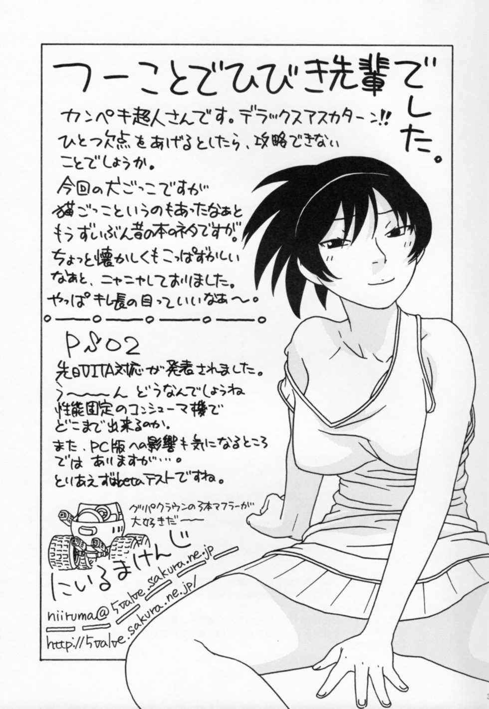 (COMIC1☆6) [Studio Wallaby (Niiruma Kenji)] Hibiki no Gohoubi Play (Amagami) - Page 32
