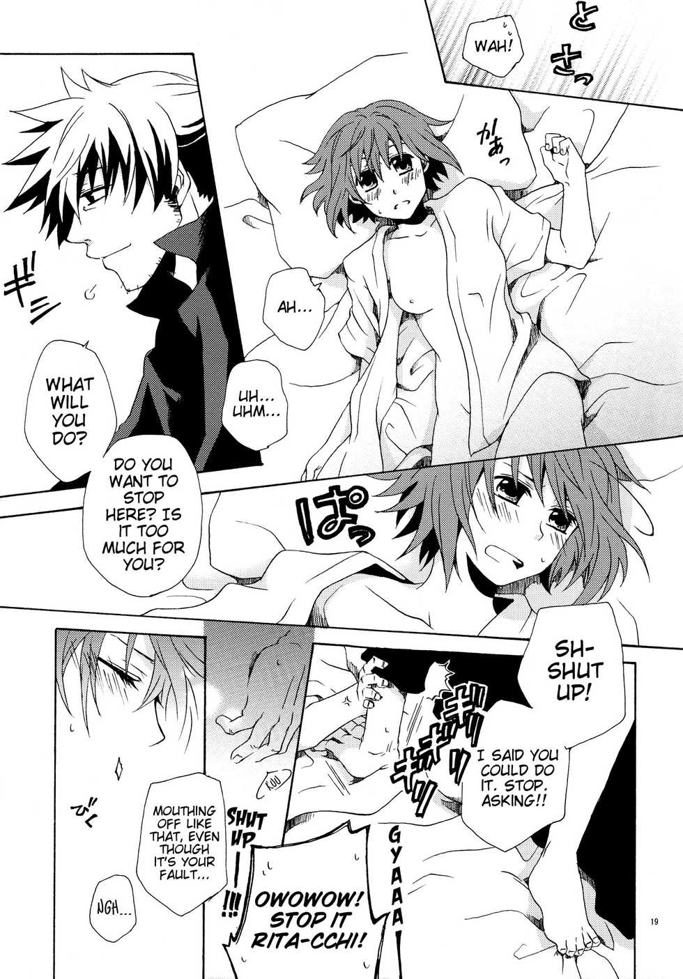 (SUPER19) [Orange Crown (Various)] Nagareboshi yori Ai o Komete! | With love, from a shooting star! (Tales of Vesperia) [English] [EHCove] - Page 18