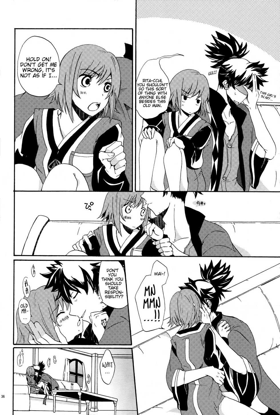 (SUPER19) [Orange Crown (Various)] Nagareboshi yori Ai o Komete! | With love, from a shooting star! (Tales of Vesperia) [English] [EHCove] - Page 35