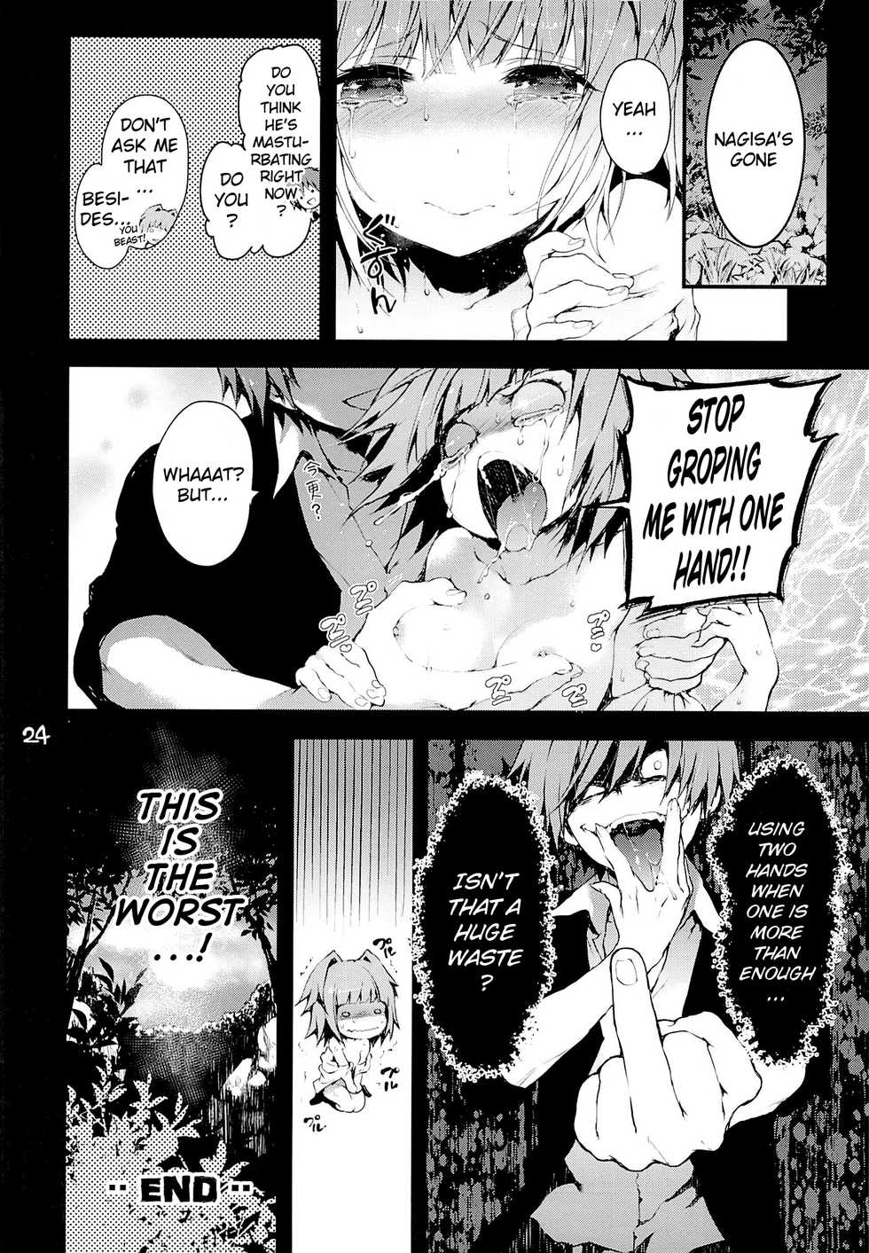 (SC2015 Winter) [RE:LAY (Kuroiwa Madoka)] PL/RAY END (Ansatsu Kyoushitsu) [English] - Page 23