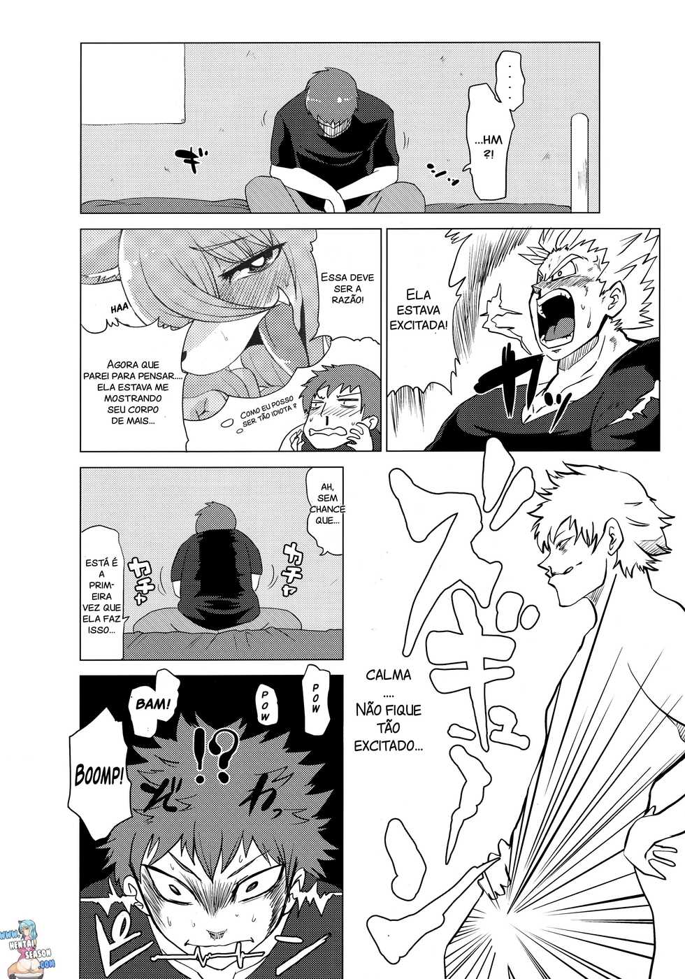 (Kemoket 4) [Ortensia (Shinobe)] Kemono no Otonari-san [Portuguese-BR] [Hentai Season] - Page 8
