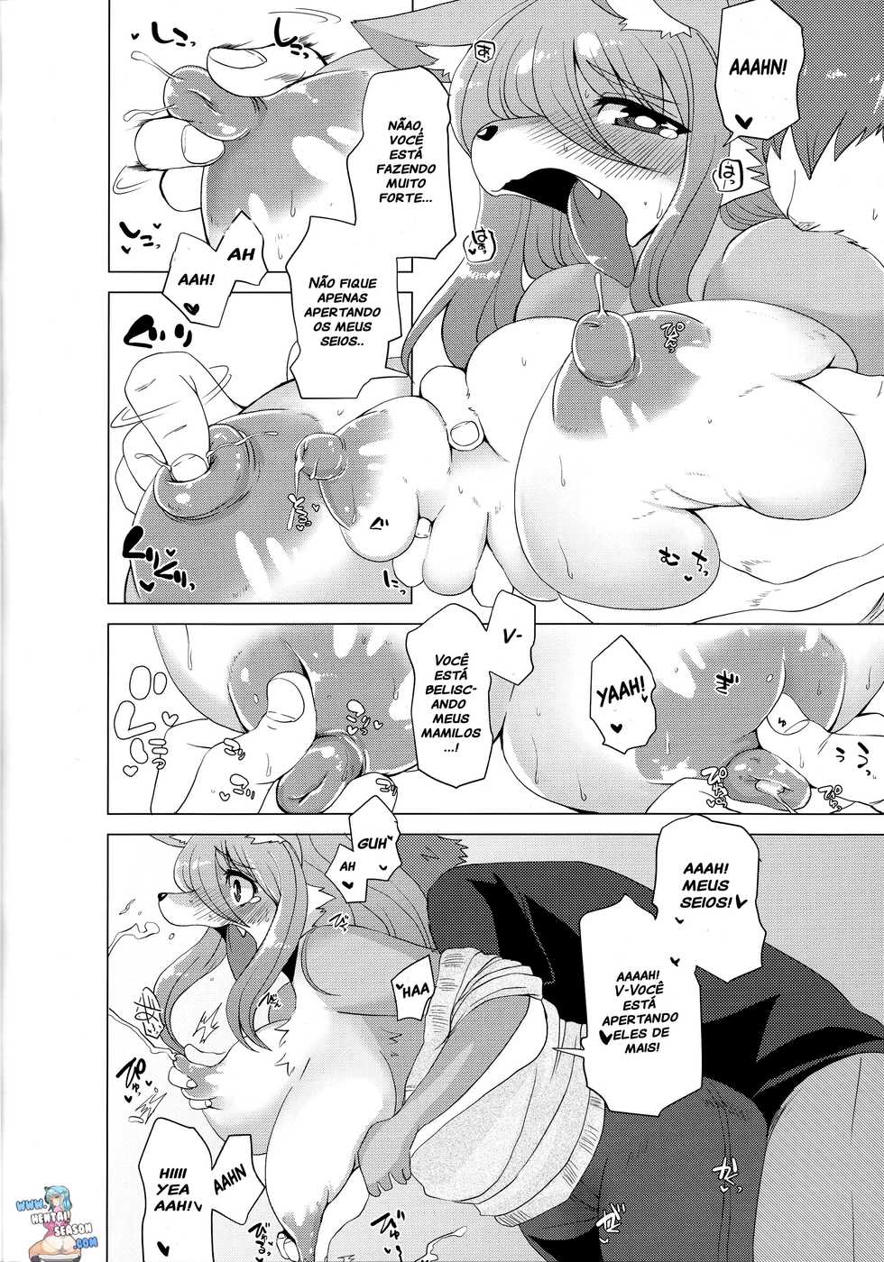 (Kemoket 4) [Ortensia (Shinobe)] Kemono no Otonari-san [Portuguese-BR] [Hentai Season] - Page 14