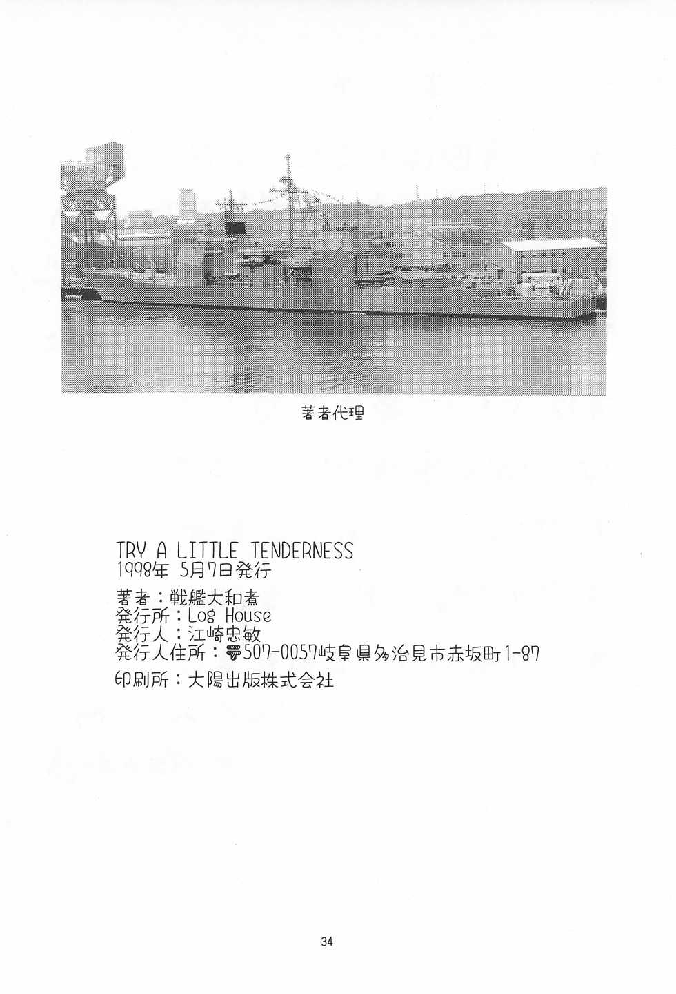 [Log House (Senkan Yamatoni)] TRY A LITTLE TENDERNESS - Page 36