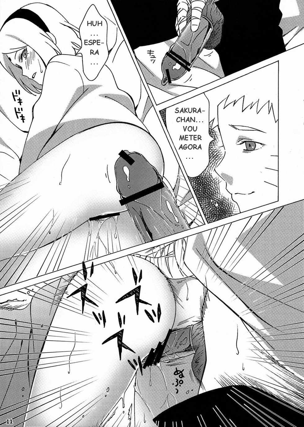 (Zennin Shuuketsu) [S-FLAKE (Yukimitsu)] Hitoku Jouhou (Naruto) [Portuguese-BR] {Hentai Season} - Page 9