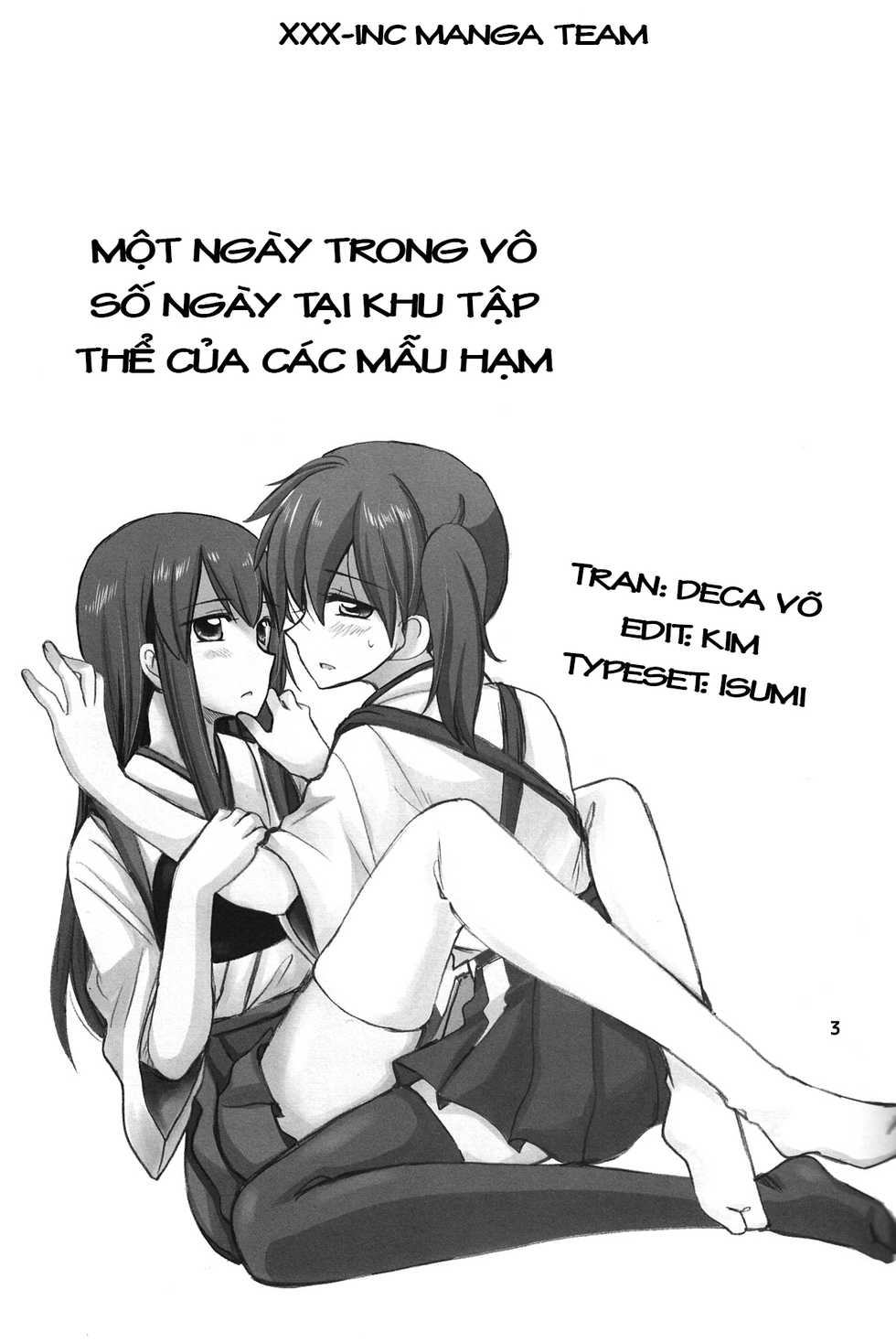 (Houraigekisen Yo-i! 6Senme) [Gyokusaijima (38-shiki)] Kuuboryou no Konna Ichinichi. (Kantai Collection -KanColle-) [Vietnamese Tiếng Việt] [Deca Võ & Kim] - Page 2