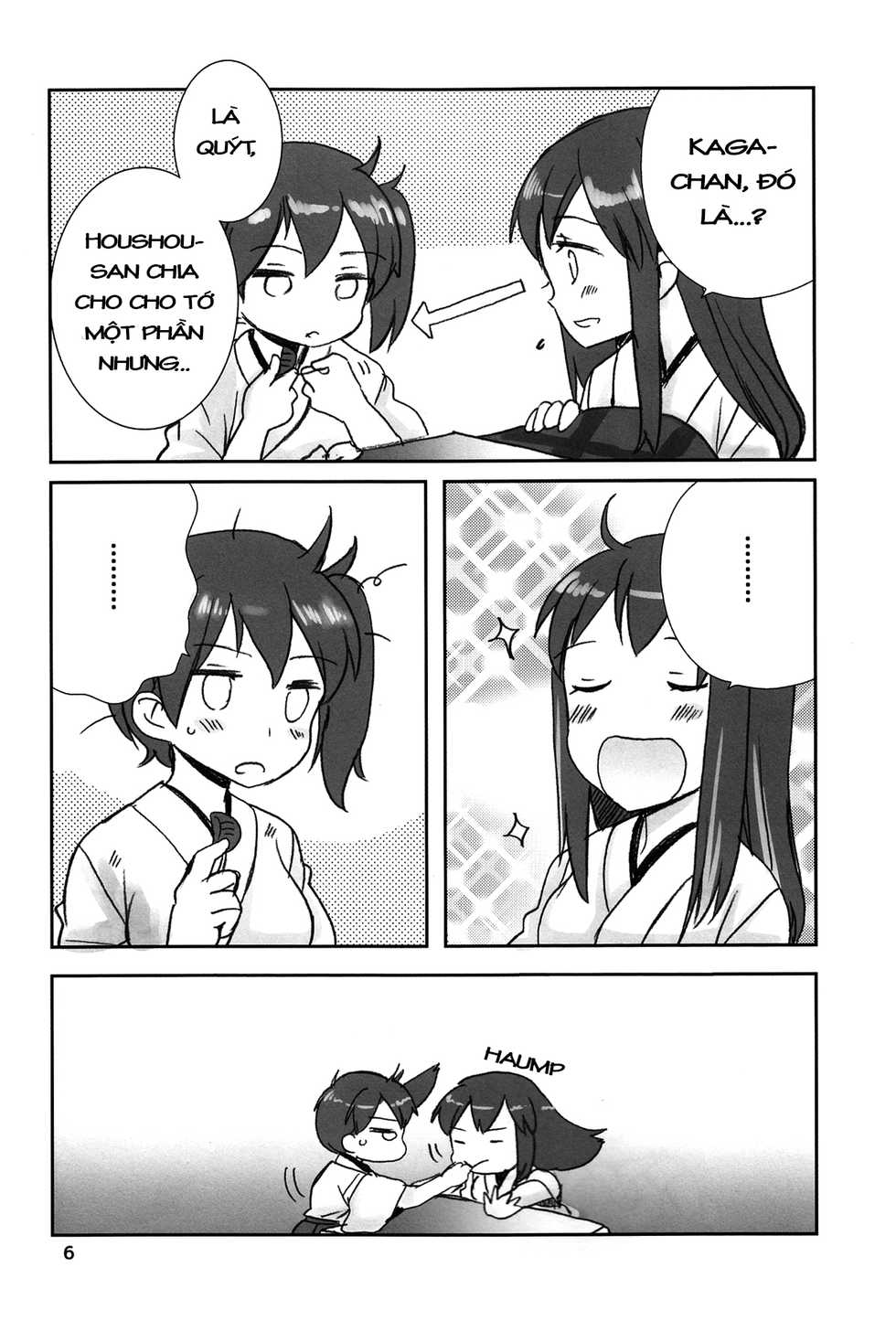 (Houraigekisen Yo-i! 6Senme) [Gyokusaijima (38-shiki)] Kuuboryou no Konna Ichinichi. (Kantai Collection -KanColle-) [Vietnamese Tiếng Việt] [Deca Võ & Kim] - Page 4