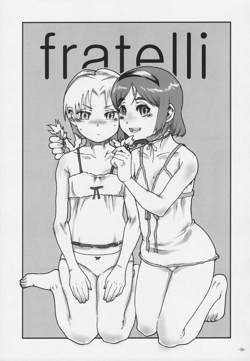 (C76) [Kurohonyasan (Yamashita Kurowo)] Duty (Gunslinger Girl, Naruto) - Page 34