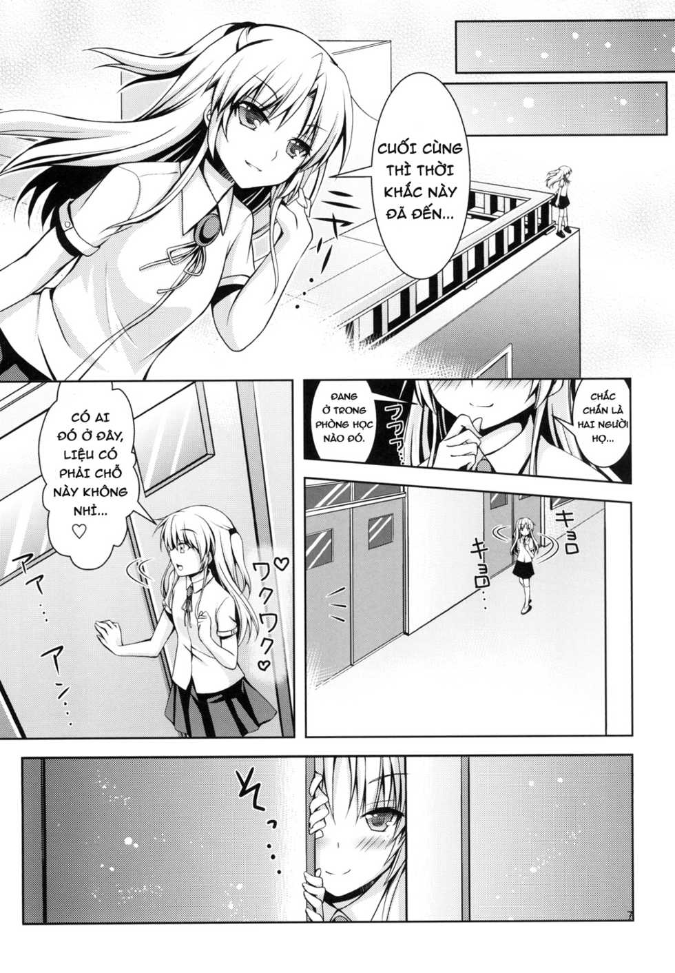 (C90) [Kuronekotei (Chibinon☆)] Tenshi ni Naritai (Angel Beats!) [Vietnamese Tiếng Việt] [Loli Rules The World] - Page 8