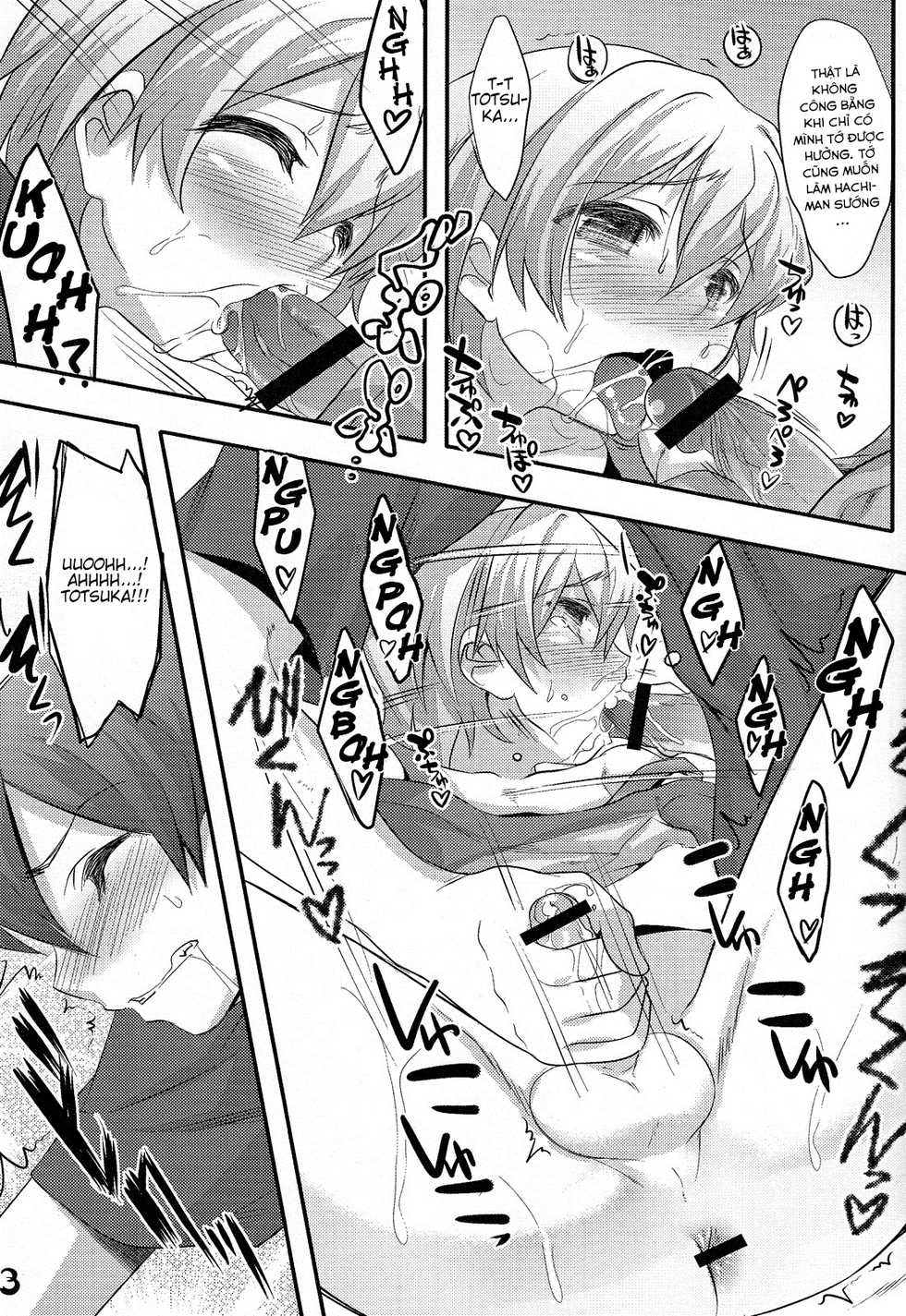 (C84) [Ego Dance (Nanamatsu Kenji)] Hachiman Hachiman Hachiman! (Yahari Ore no Seishun Love Come wa Machigatteiru.) [Vietnamese Tiếng Việt] [thungvaqhung1] - Page 14