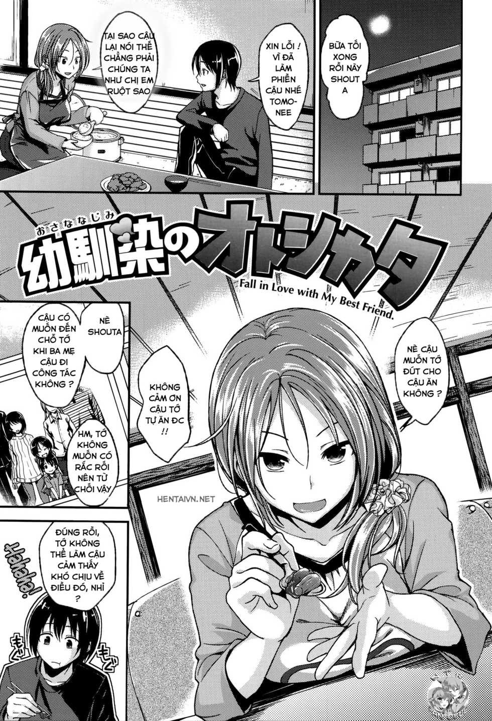 [Hirama Hirokazu] Osananajimi no Otoshikata | Fall in Love with My Best Friend (Cherry Crisis) [Vietnamese Tiếng Việt] [NTR Victory Team] - Page 1
