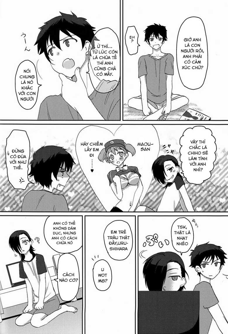 (CCTokyo132) [Mochi Mochi (Nattsu)] Hitori de Dekiru ka na? (Hataraku Maou-sama!) [Vietnamese Tiếng Việt] [thungvaqhung1] - Page 4