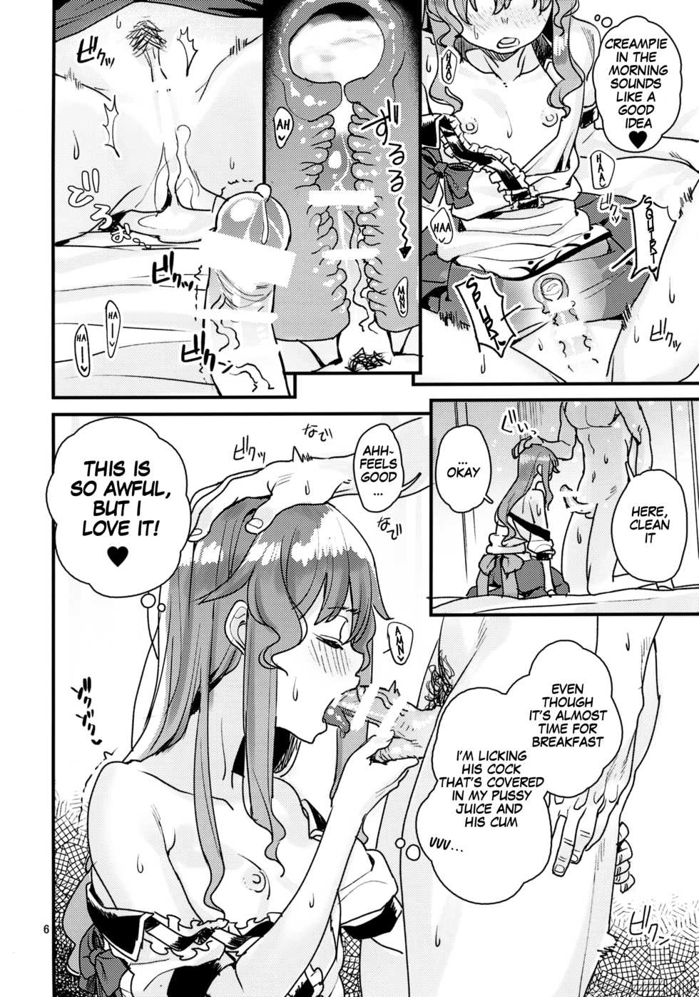 [Subachikyu! (Subachi)] Tenshi-chan to Iku-san ga Oji-san to Nakayoshi Ecchi Suru Hon (Touhou Project) [English] [desudesu] [Digital] - Page 6