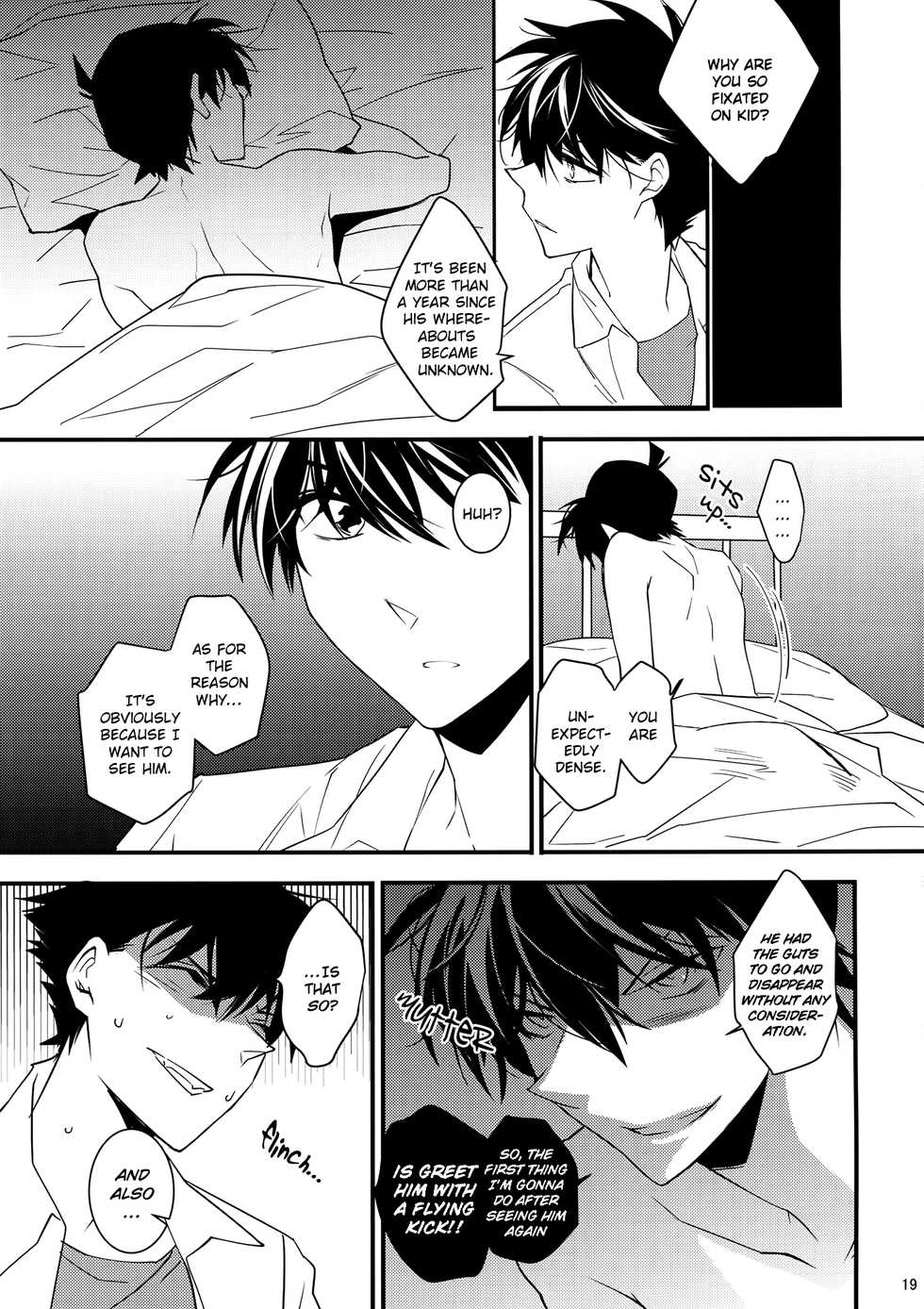 (SPARK10) [Ash Wing (Makuro)] EGOIST (Detective Conan) [English] - Page 18