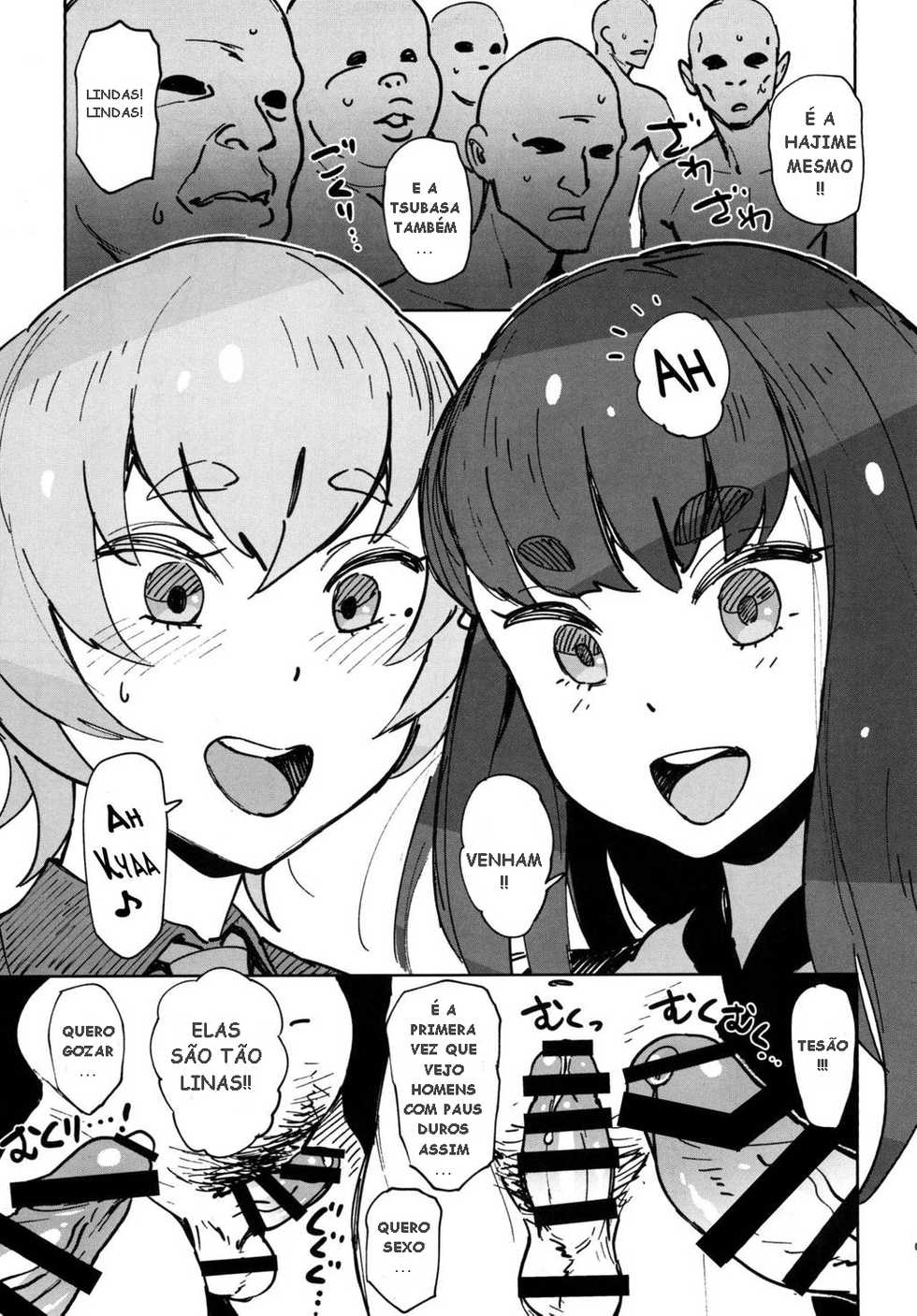 [Abradeli Kami (Bobobo)] insert (Gatchaman Crowds) [Portuguese-BR] [Hentai Season] [Digital] - Page 4