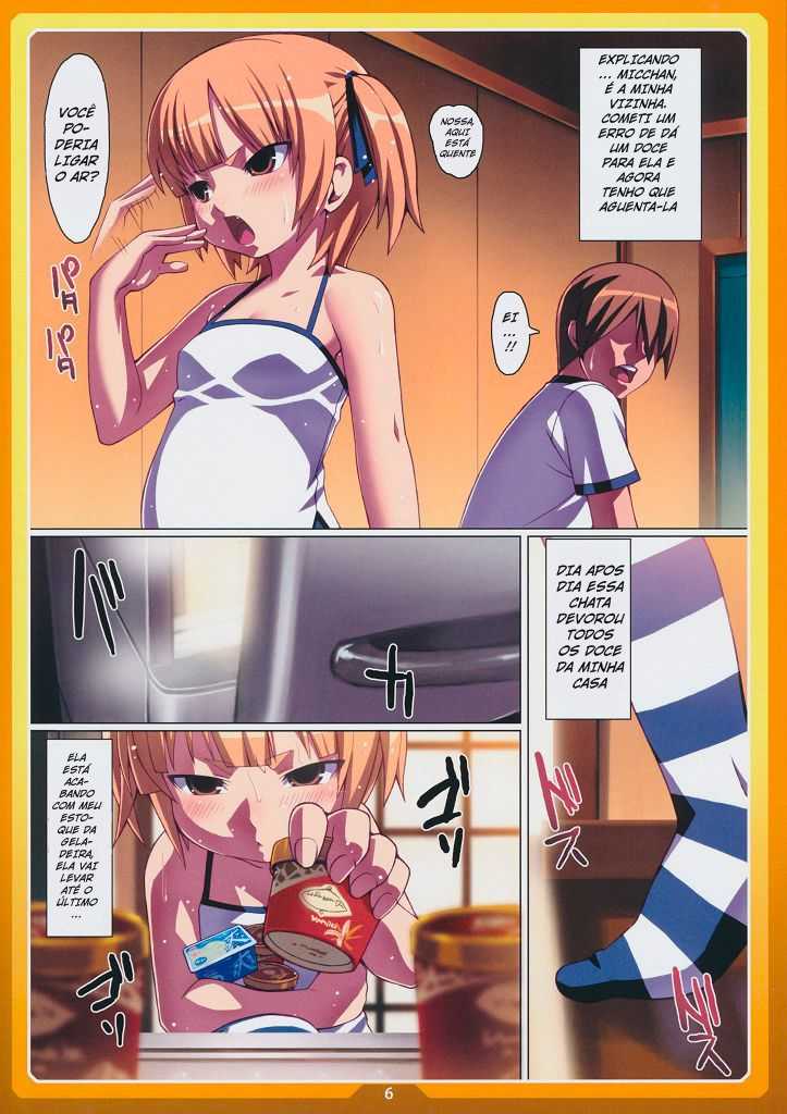 (C77) [LongHornTrain (CyoCyo)] Okashi no Ie (Mitsudomoe) [Portuguese-BR] [Hentai Season] - Page 4