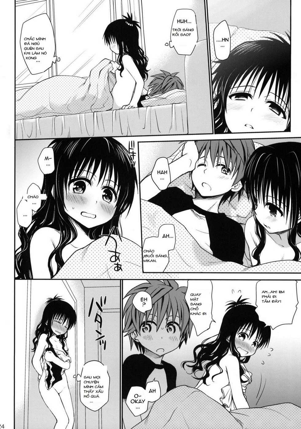 (COMIC1☆6) [Takumi na Muchi (Takumi na Muchi)] Amakuchi Mikan (To LOVE-Ru) [Vietnamese Tiếng Việt] [Mao Hung Vi, Lithly] - Page 23