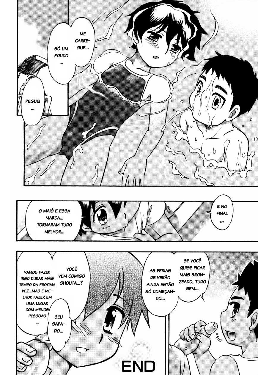 [Tachibana Momoya] Suichuu Lovers | Underwater Lovers (Bitch Boys - Ero Shota 4) [Portuguese-BR] [ShotaconInfinite] - Page 8