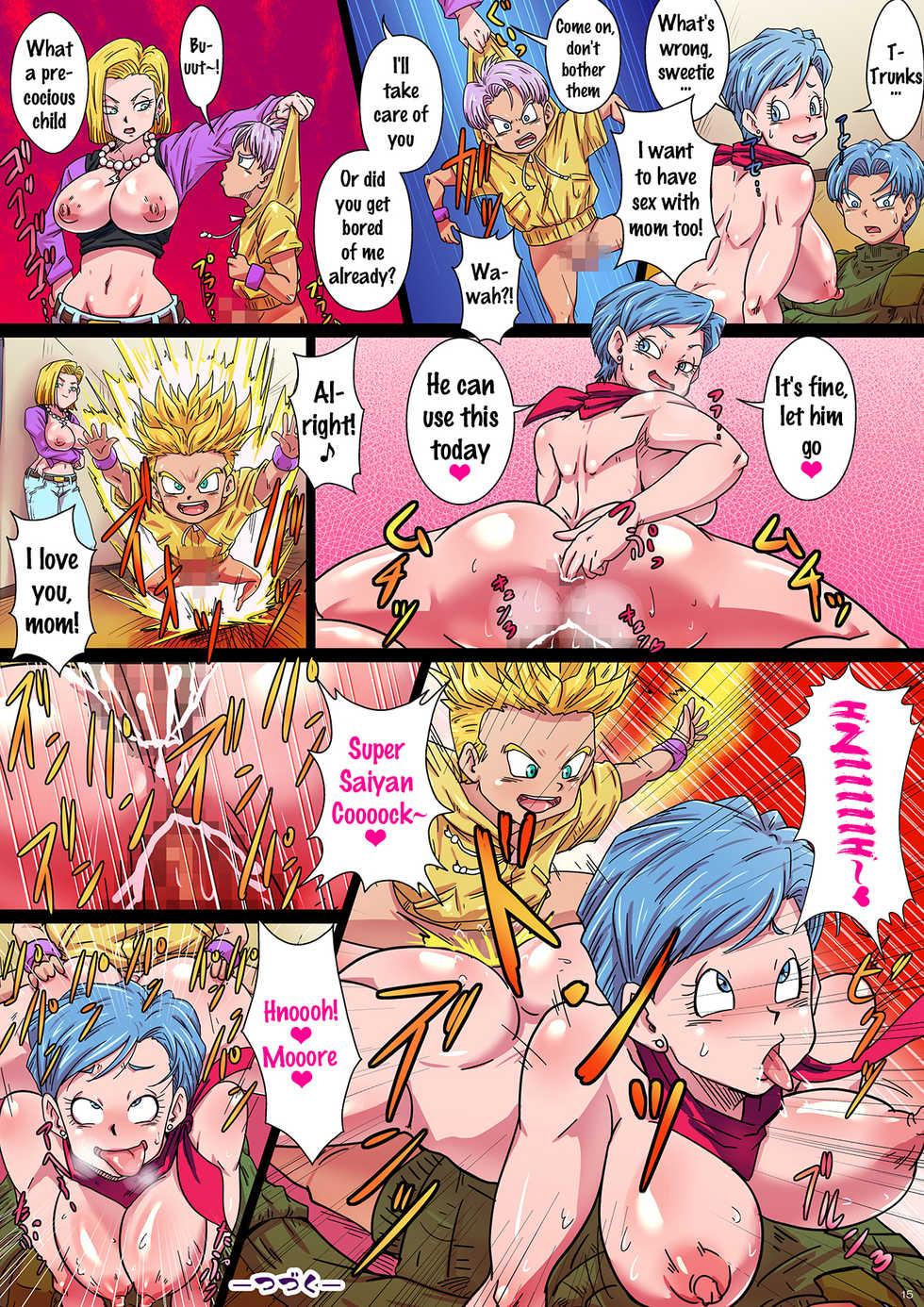 [Yuzuponz (Rikka Kai)] SOAP!! Kairaku e no Hankou!! Okasareta Chou Zetsurin Mai to Trunks (Dragon Ball Super) [English] {doujins.com} [Digital] - Page 15