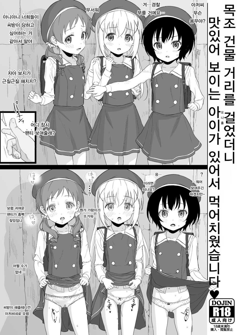 [2nd color (Typehatena)] Kigumi no Machi o Aruitetara Oishisou na Kodomo ga Ita node Gochisou ni Narimashita (Gochuumon wa Usagi desu ka?) [Korean] [Digital] - Page 1