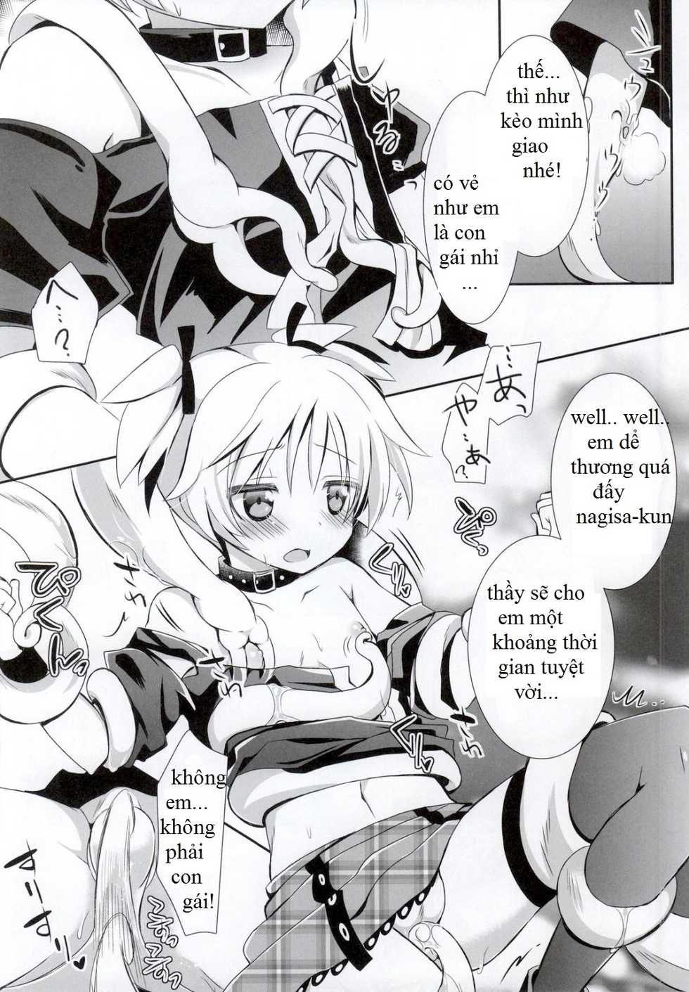 (C86) [Ennui-tei (Ousawa Kanata)] Nagisa-chan to Hokentaiiku! (Ansatsu Kyoushitsu) [Vietnamese Tiếng Việt] [Trung Nguyen] - Page 12