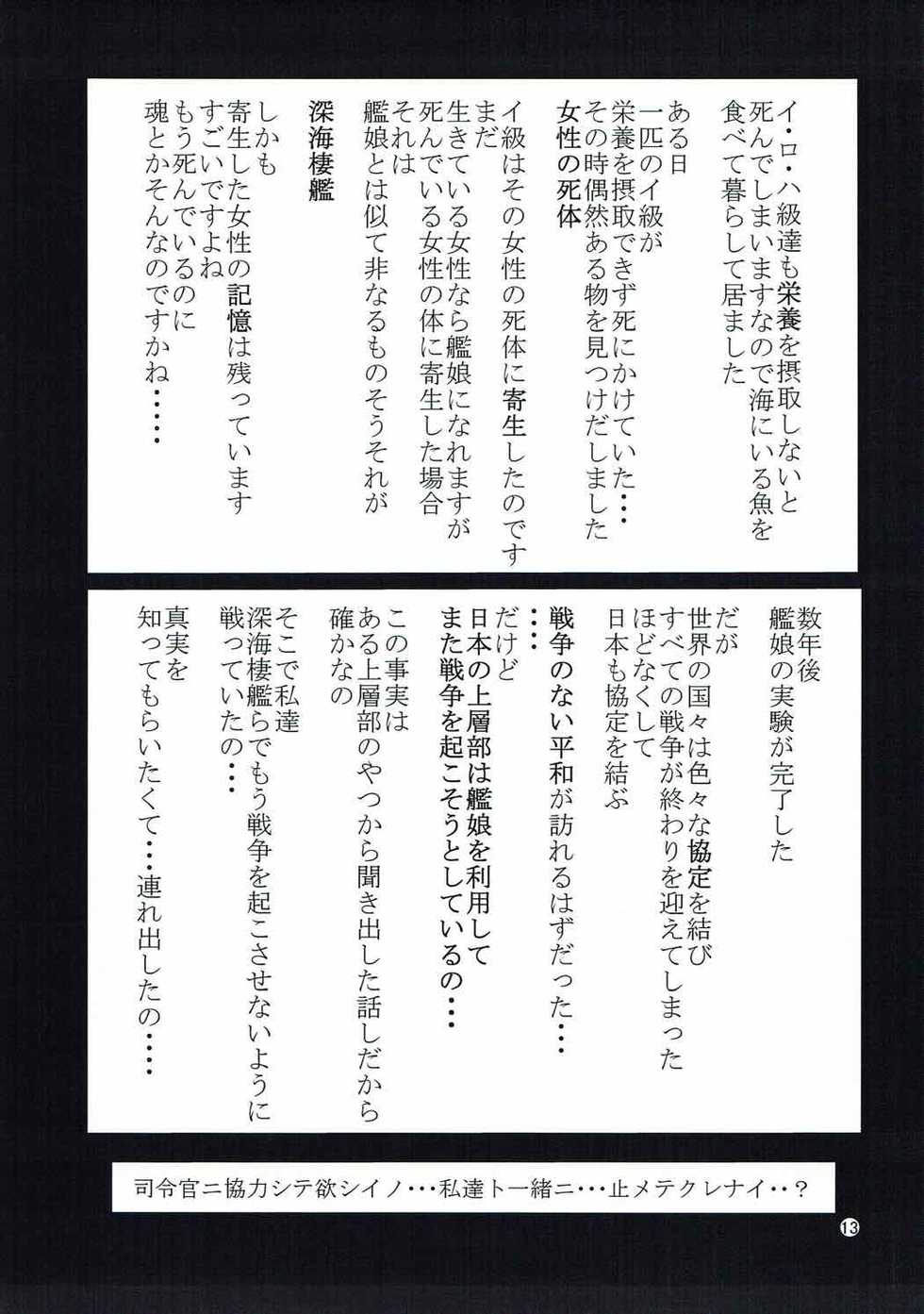 (C87) [Nurunuru 30% (Aki Yuuto, Shikaku)] Kanmusu no Urabanashi (Kantai Collection -KanColle-) - Page 12