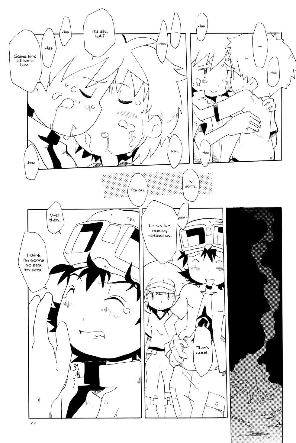 (HaruCC8) [Tairana Sora (Amano Manabu)] Koudou Gayoi (Digimon Frontier) [English] {Shotachan} - Page 37