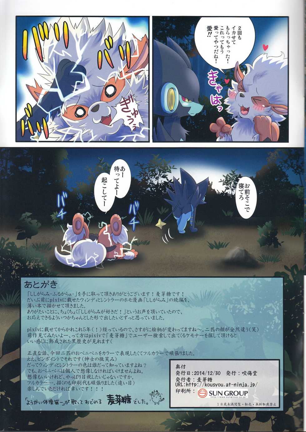 (C87) [Kousyoudou (Bakugatou)] Shishigarami Furukaraa (Pokémon) - Page 16