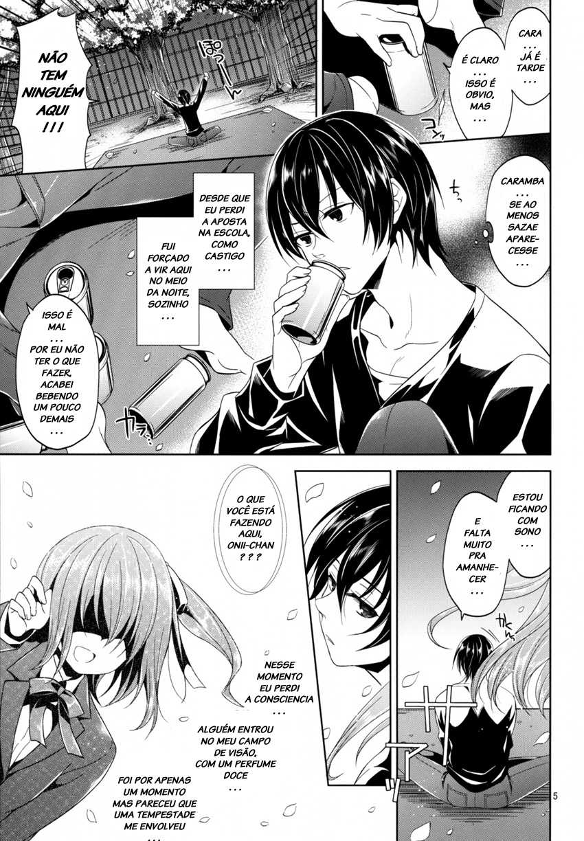 (COMIC1☆7) [Sorairo March (Narusawa Sora)] Sono Hanami, Inran Otokonoko Basho Tori Chuui [Portuguese-BR] [LIANEF] - Page 4
