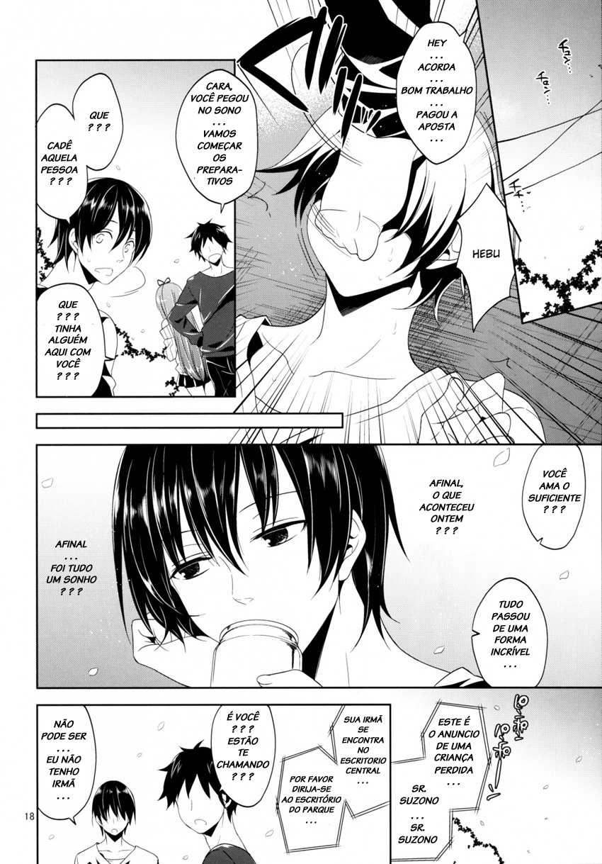 (COMIC1☆7) [Sorairo March (Narusawa Sora)] Sono Hanami, Inran Otokonoko Basho Tori Chuui [Portuguese-BR] [LIANEF] - Page 17