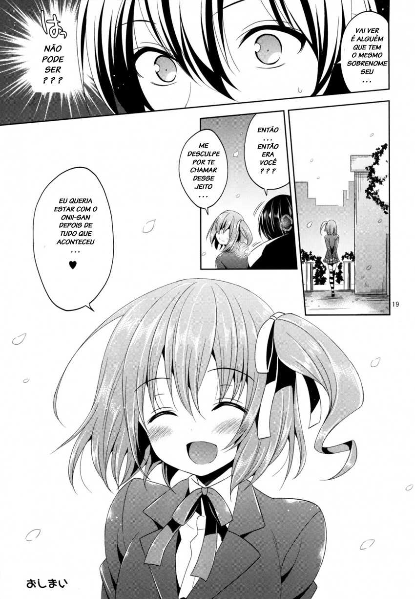 (COMIC1☆7) [Sorairo March (Narusawa Sora)] Sono Hanami, Inran Otokonoko Basho Tori Chuui [Portuguese-BR] [LIANEF] - Page 18