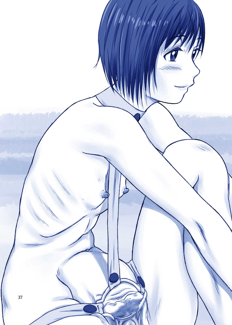 [Tsuruya (Tsuru)] Issho ni Kaisuiyoku ni Itta Ko wa Chou Daitan na Mizugi Sugata de Onnanoko no Nakami ga Marumie Joutai desu [Digital] - Page 37