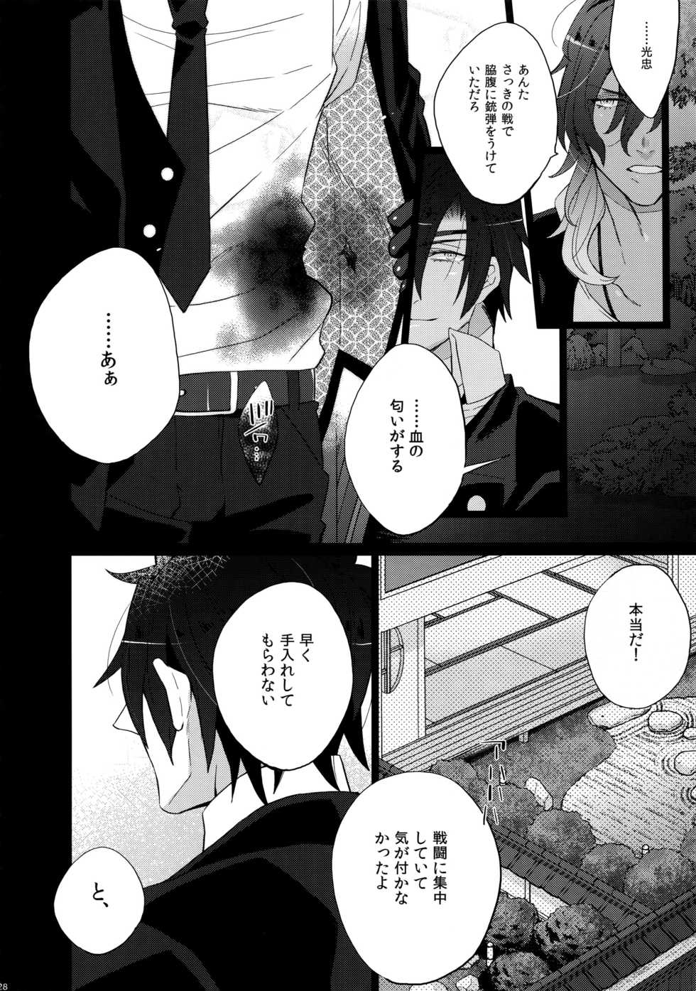 (C90) [Inukare (Inuyashiki)] Mitsukuremix (Touken Ranbu) - Page 28