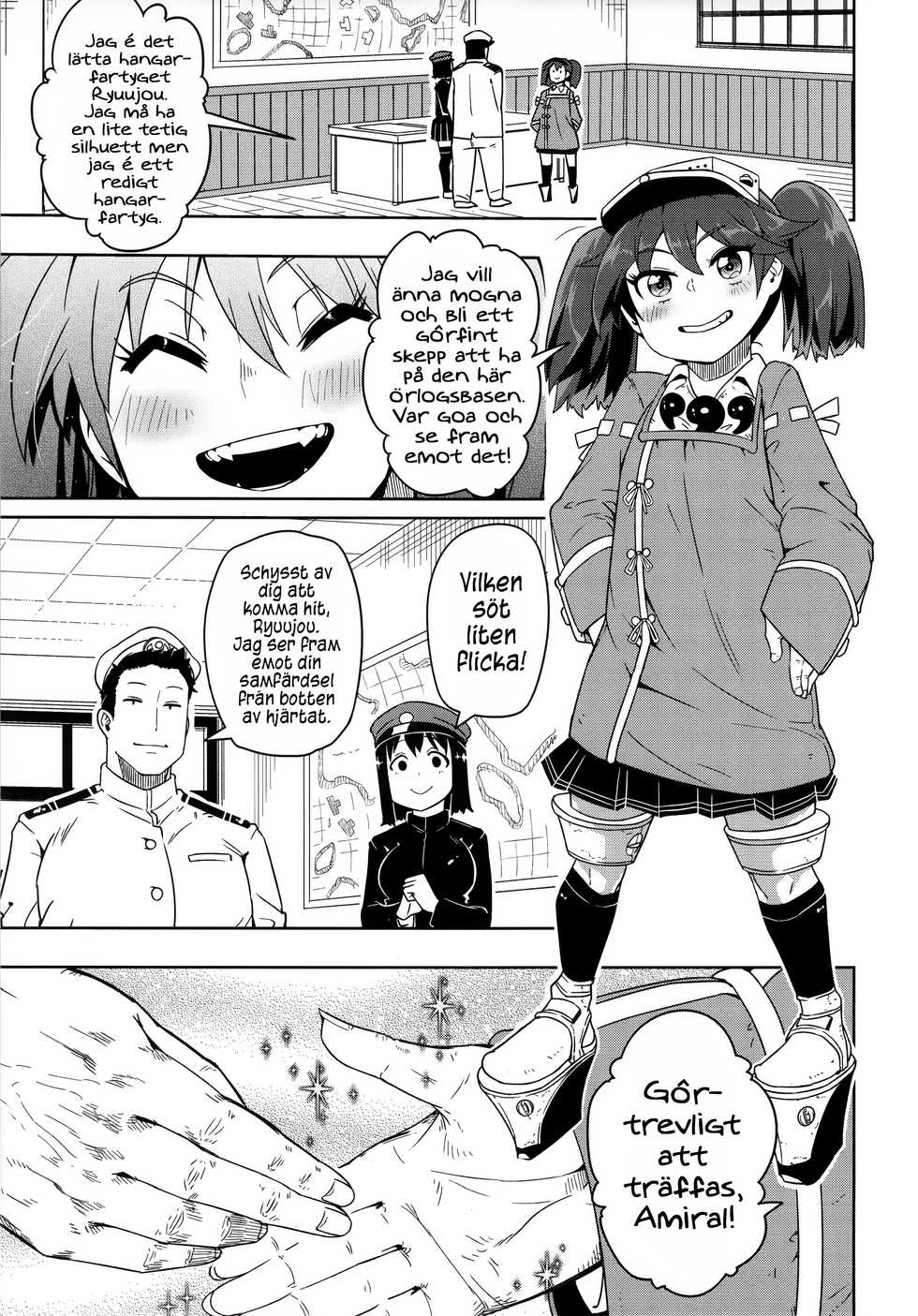 (C90) [Sakurai Dai Energy (Sakurai Energy)] Daiichi Inshou wa Daiji da. | Första Intryck är Viktiga. (Kantai Collection -KanColle-) [Swedish] - Page 2