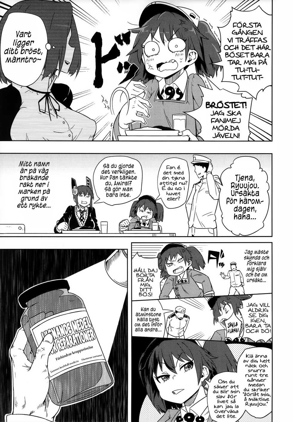 (C90) [Sakurai Dai Energy (Sakurai Energy)] Daiichi Inshou wa Daiji da. | Första Intryck är Viktiga. (Kantai Collection -KanColle-) [Swedish] - Page 4