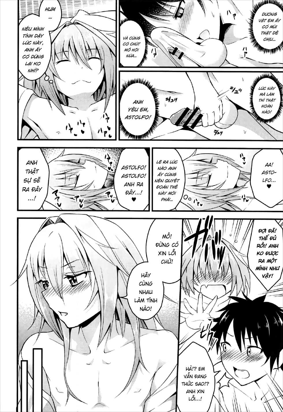 (C92) [Jisyakunyudo (Hayuta)] Sekai ga Heiwa ni Natta node Astolfo to Onsen Ryokou ni Ikimashita (Fate/Grand Order) [Vietnamese Tiếng Việt] [CP] - Page 13