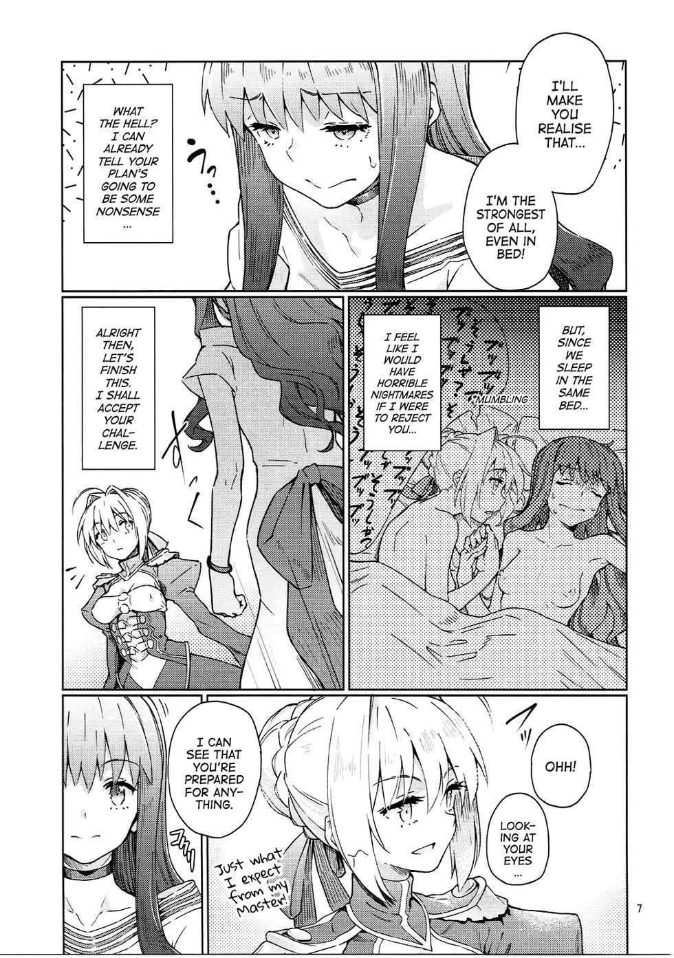(COMIC1☆11) [Gokusaishiki (Aya Shachou)] Koutei Tokken sEXtella | Imperial Privilege sEXtella (Fate/EXTELLA) [English] [ATF] - Page 8