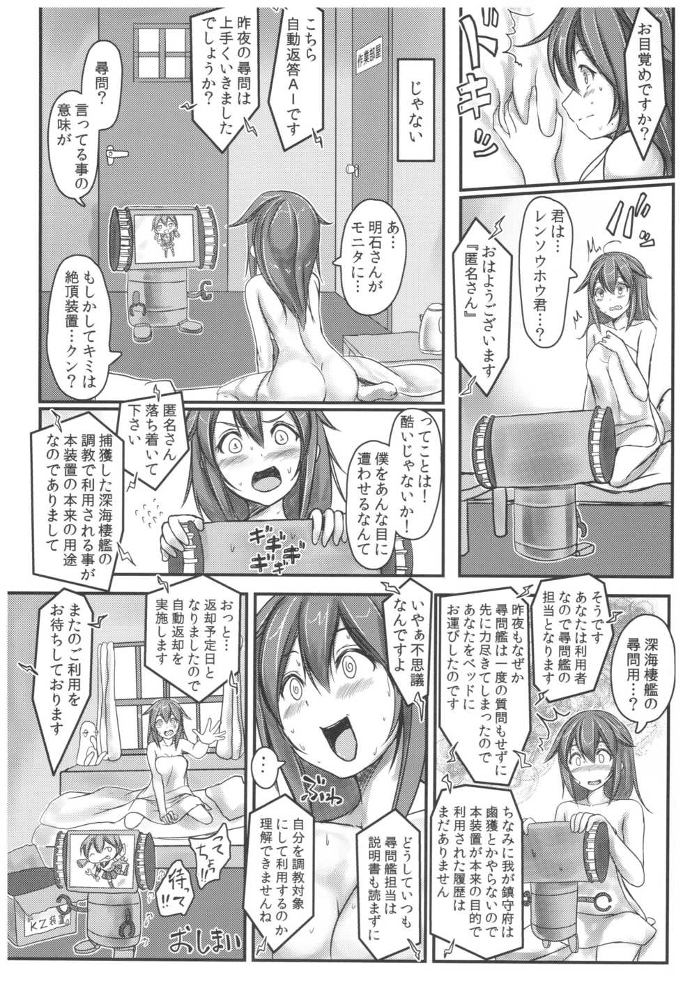(C92) [Monaka Udon (Monikano)] Kuchikukan Shigure Kyousei Zecchou Souchi Sono Ni (Kantai Collection -KanColle-) - Page 23