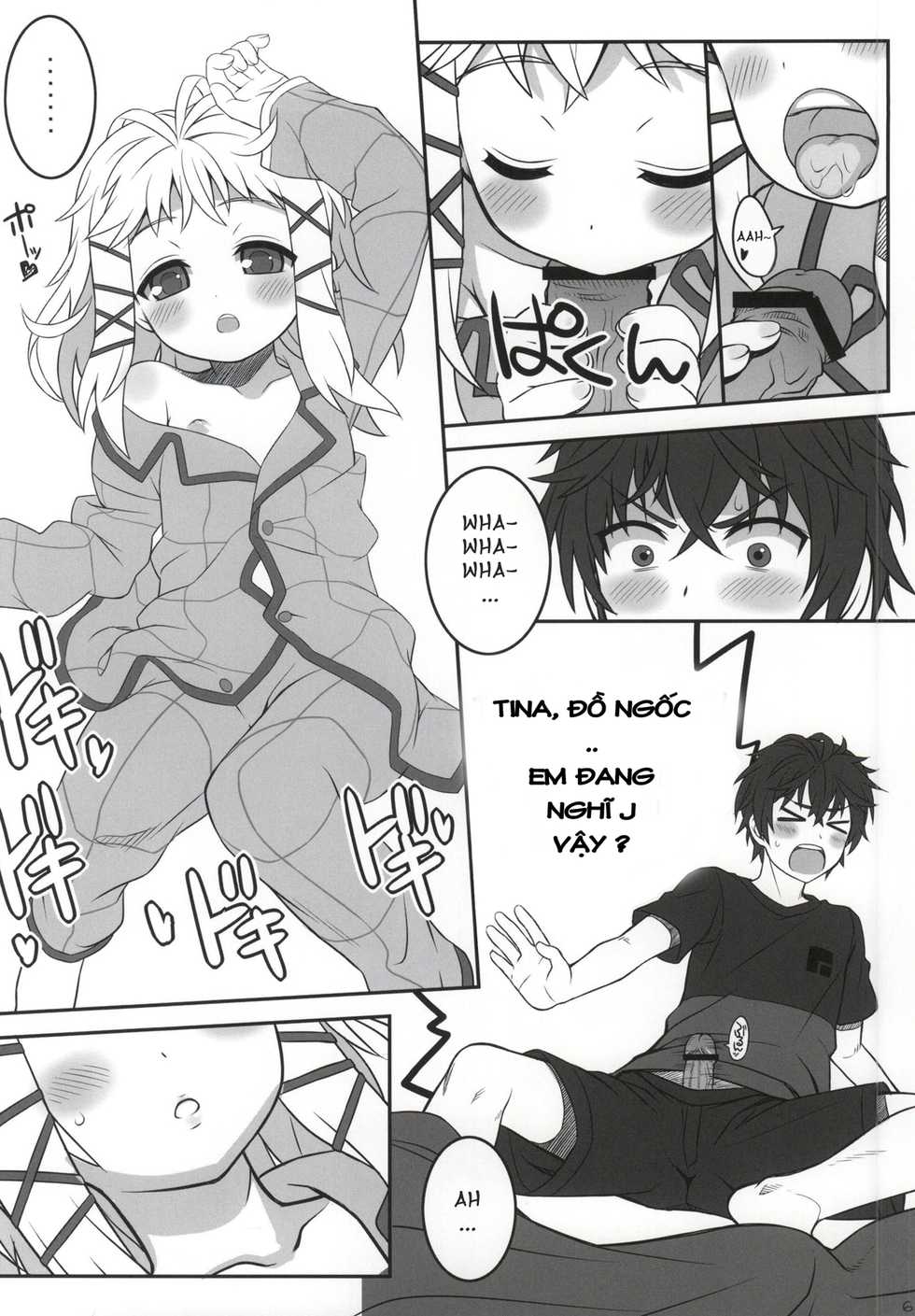 (C86) [CHILLED HOUSE (Aoi Kumiko)] Tina to Chucchu suru Hon (BLACK BULLET) [Vietnamese Tiếng Việt] [Ribbon] - Page 3