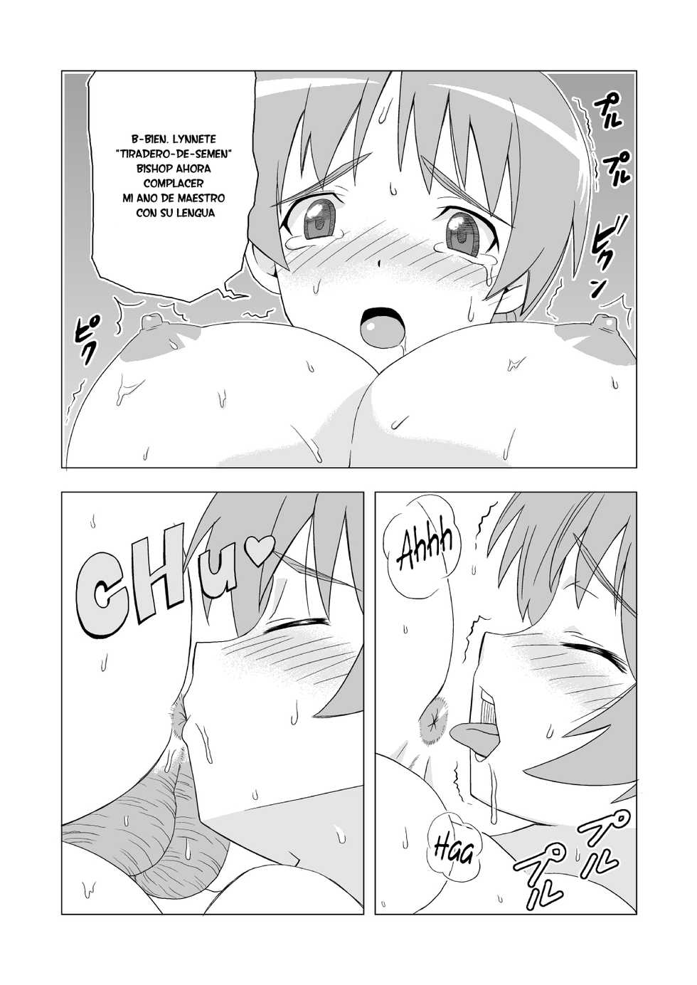 [Hanyan. (Nekomimi Kanon)] SCATOLO WITCHES (Strike Witches) [Spanish] [Otakurinos FanSub] [Decensored] - Page 8