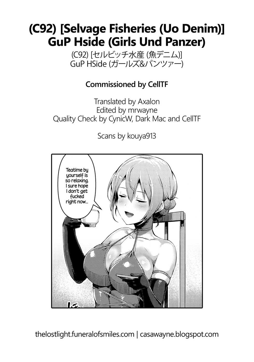 (C92) [Selvage Fisheries (Uo Denim)] GuP Hside (Girls und Panzer) [English] =TLL + CW= - Page 22